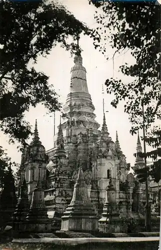 AK / Ansichtskarte Phnom_Penh Pagode Tempel Phnom_Penh