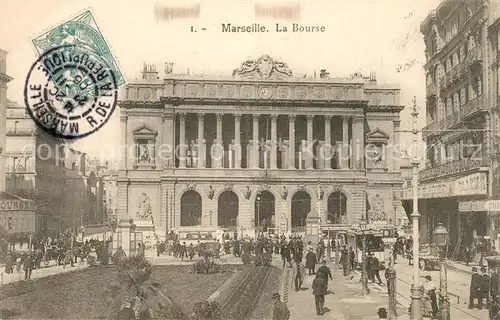 AK / Ansichtskarte Marseille_Bouches du Rhone La Bourse Marseille