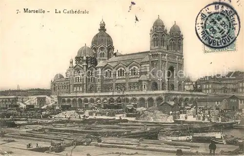 AK / Ansichtskarte Marseille_Bouches du Rhone Cathedrale Marseille