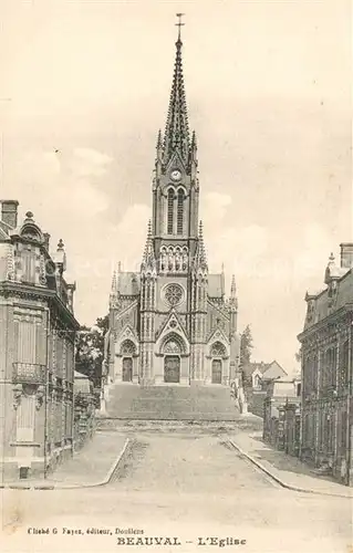 AK / Ansichtskarte Beauval Eglise Beauval