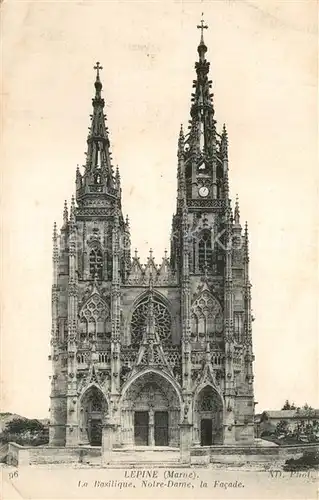 AK / Ansichtskarte Lepine Basilique Notre Dame Facade Lepine