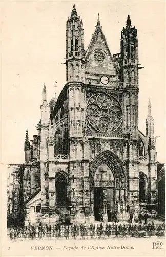 AK / Ansichtskarte Vernon_Ardeche Eglise Notre Dame Vernon Ardeche