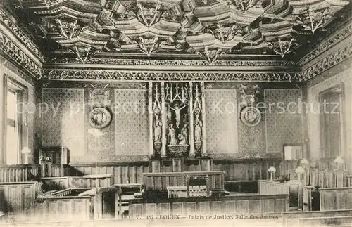 AK / Ansichtskarte Rouen Polais de Justice Salle des Assises Rouen