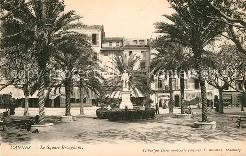 AK / Ansichtskarte Cannes_Alpes Maritimes Le Square Brougham Cannes Alpes Maritimes