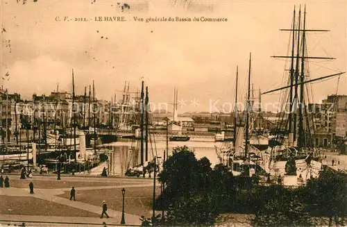 AK / Ansichtskarte Le_Havre Vue generale du Bassin du Commerce Le_Havre