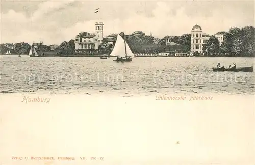 AK / Ansichtskarte Hamburg Uhlenhorster Faehrhaus Hamburg