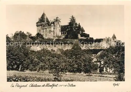 AK / Ansichtskarte Perigord Chateau de Montfort a Vitrac Perigord