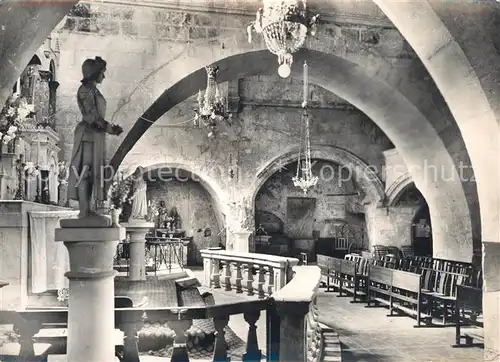 AK / Ansichtskarte Les_Baux de Provence Interieur de l Eglise Les_Baux de Provence