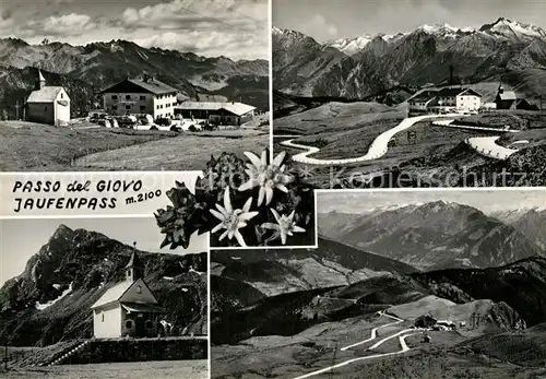 AK / Ansichtskarte Jaufenpass mit Jaufenhaus und Kirche Panorama Jaufenpass