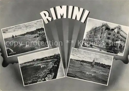 AK / Ansichtskarte Rimini Spiaggia Grand Hotel Il Molo di Levante Rimini
