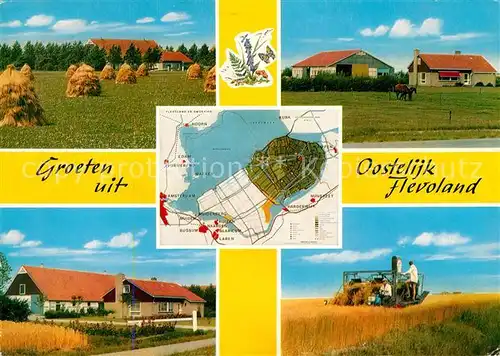 AK / Ansichtskarte Oostelijk Flevoland Details Oostelijk