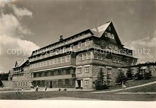 AK / Ansichtskarte Krkonose Janske Lazne Horsky Hotel Cedok na Cerne hore Krkonose