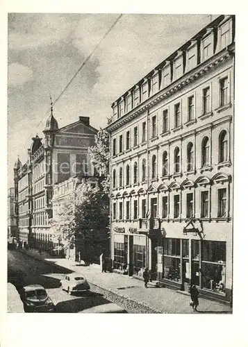 AK / Ansichtskarte Riga_Lettland Nams Kirova iela Nr 18 kur uzturejies Lenins Riga_Lettland