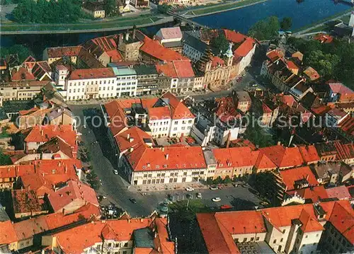 AK / Ansichtskarte Pisek_Tschechien Fliegeraufnahme Pisek Tschechien