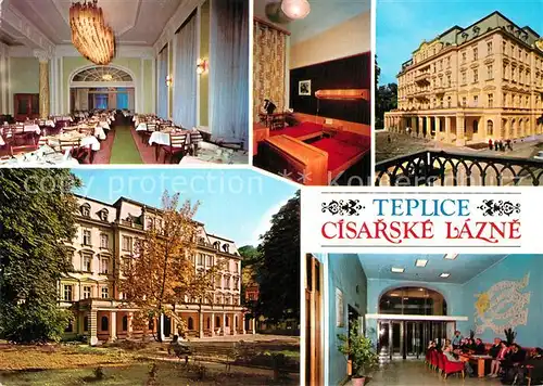AK / Ansichtskarte Teplice Cisarske Lazne Vyznamne severoceske lazne polozene na upati Krusnych hor Teplice