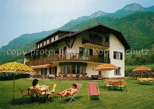 AK / Ansichtskarte Terlan Pension St Peterhof Liegewiese Terlan