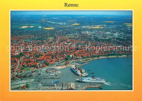 AK / Ansichtskarte Ronne Fliegeraufnahme Ronne