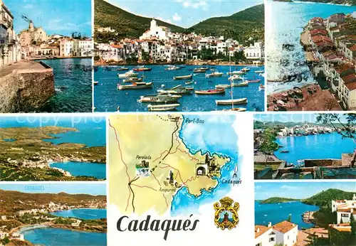 AK / Ansichtskarte Cadaques Panorama Teilansichten Cadaques