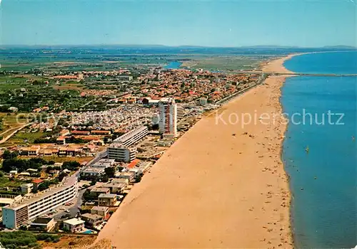 AK / Ansichtskarte Valras Plage Fliegeraufnahme Valras Plage