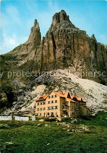 AK / Ansichtskarte Dolomiti Rifugio Vajolet al Catinaccio Torri di Vajolet Dolomiti