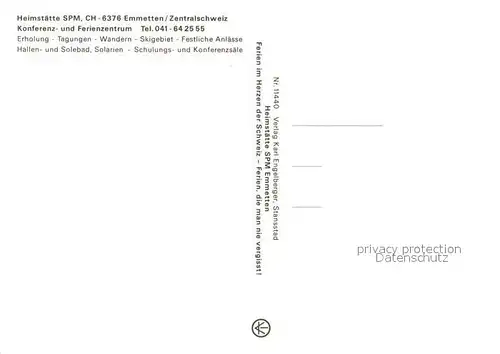 AK / Ansichtskarte Emmetten Heimstaette SPM Ferienzentrum Fliegeraufnahme Emmetten