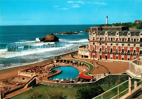 AK / Ansichtskarte Biarritz_Pyrenees_Atlantiques Hotel de Palais Le Phare Biarritz_Pyrenees