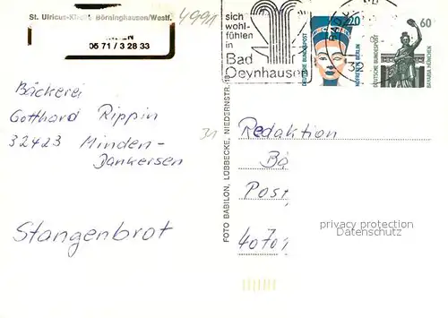 AK / Ansichtskarte Boerninghausen St Ulricus Kirche Boerninghausen