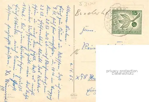 AK / Ansichtskarte Bonn_Rhein Bundeshaus Bonn_Rhein