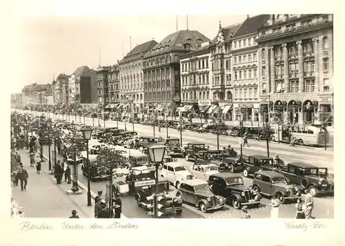 AK / Ansichtskarte Berlin Unter den Linden Berlin