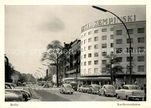 AK / Ansichtskarte Berlin Kurfuerstendamm Berlin