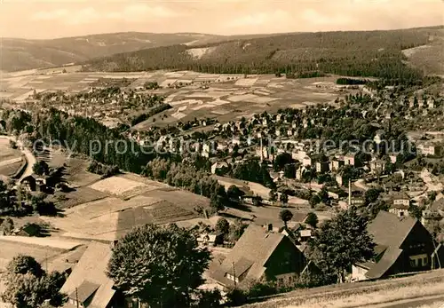 AK / Ansichtskarte Klingenthal_Vogtland Blick vom Aschberg Klingenthal_Vogtland