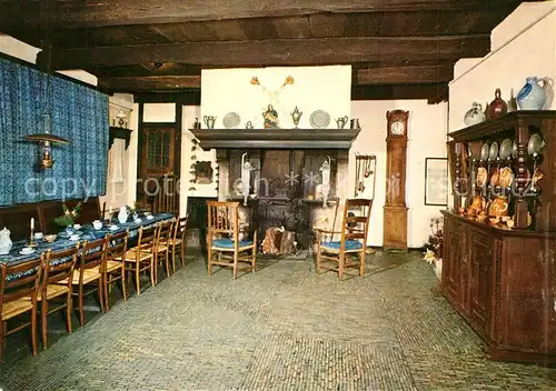 AK / Ansichtskarte Telgte_Warendorf Heimathaus Muensterland Muensterlaender Bauernkueche Telgte Warendorf