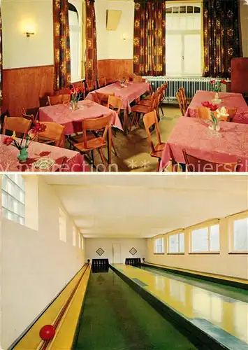 AK / Ansichtskarte Muellheim_Baden Gasthaus Friedrichshof Kegelbahn Muellheim_Baden