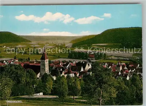 AK / Ansichtskarte Greding Panorama Greding