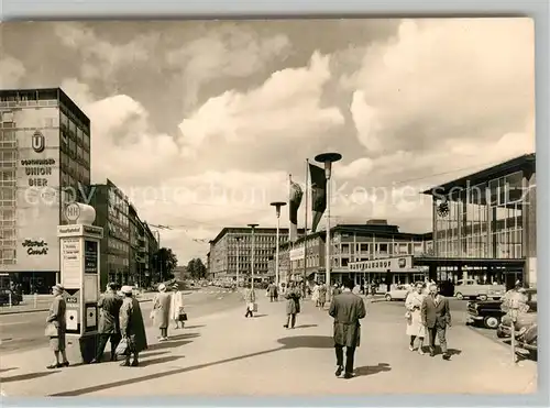 AK / Ansichtskarte Muenster_Westfalen Am Hauptbahnhof Muenster_Westfalen
