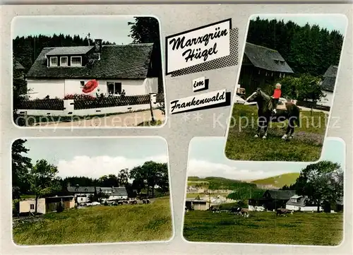 AK / Ansichtskarte Marxgruen Bauernhof Reiten Panorama Marxgruen