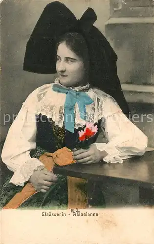 AK / Ansichtskarte Trachten_Alsace Els?sserin Alsacienne 