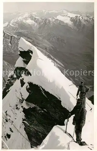 AK / Ansichtskarte Bergsteigen_Klettern Kleinglockner Goldberg  und Ankogelgruppe  