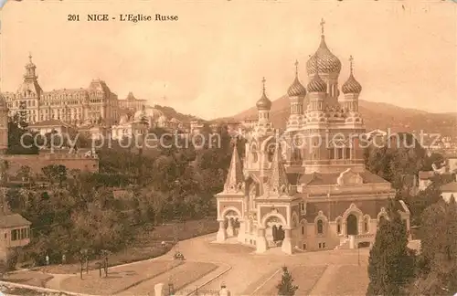 AK / Ansichtskarte Russische_Kirche_Kapelle Nice  