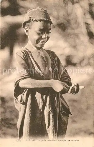 AK / Ansichtskarte Typen_Afrika Ali le petit mendiant  Typen Afrika
