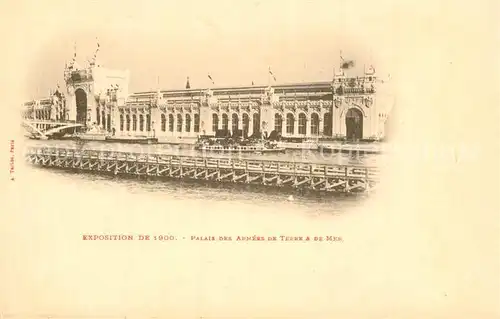 AK / Ansichtskarte Exposition_Universelle_Paris_1900 Palais des Armees de Terre et de Mer  