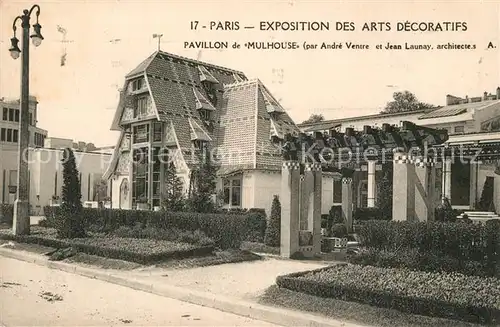 AK / Ansichtskarte Exposition_Arts_Decoratifs_Paris_1925 Pavillon de Mulhouse 