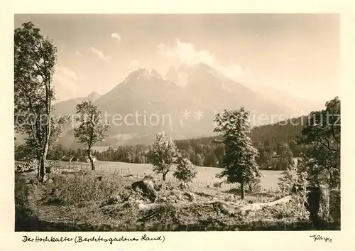 AK / Ansichtskarte Foto_Popp_Nr. Hochkalter Berchtesgadener Land  Foto_Popp_Nr.