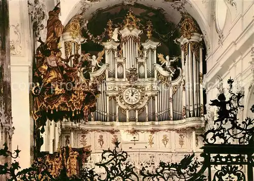 AK / Ansichtskarte Kirchenorgel Amorbach Odenwald Abteikirche  