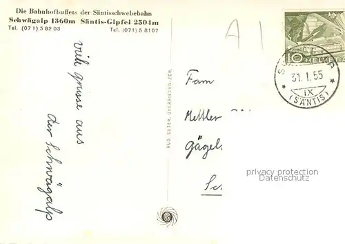 AK / Ansichtskarte Trachten_Schweiz Appenzell  