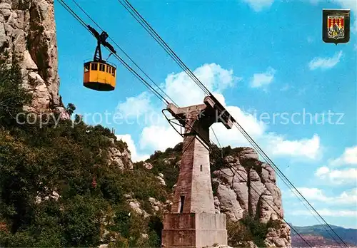 AK / Ansichtskarte Seilbahn Montserrat  Seilbahn