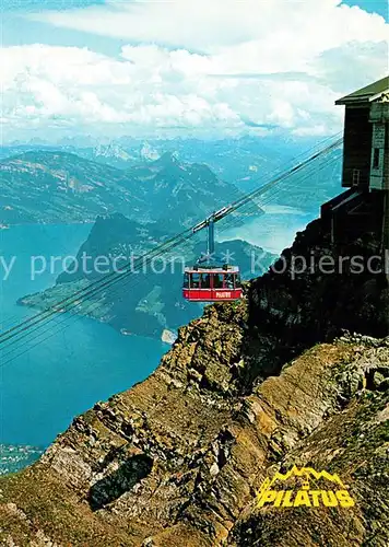 AK / Ansichtskarte Seilbahn Pilatus  Seilbahn
