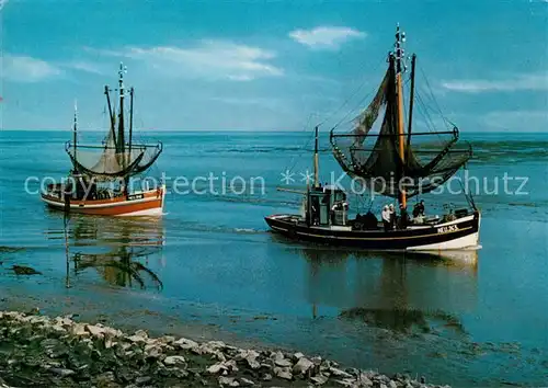 AK / Ansichtskarte Fischerei Fischkutter Nordsee  