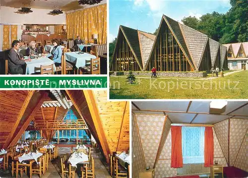 AK / Ansichtskarte Konopiste_Tschechien Myslivna Hunting Lodge Jaegerhaus Konopiste_Tschechien