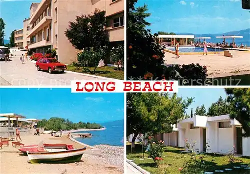 AK / Ansichtskarte Samos_Griechenland Hotel Long Beach Swimming Pool Strand 